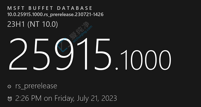 Win11 CanaryA(y)[25915.1000¸