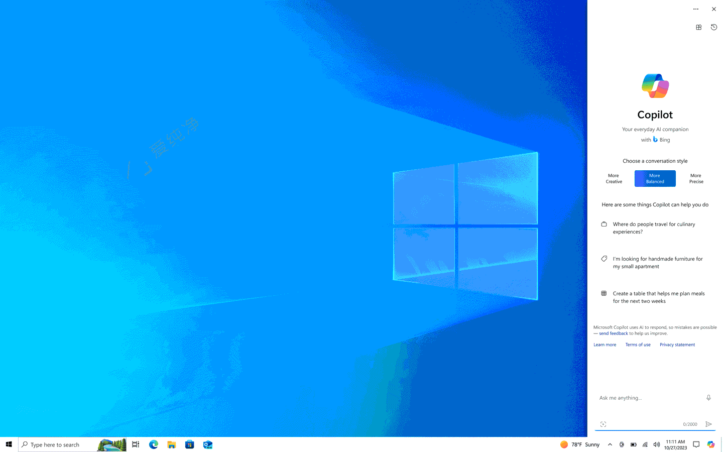Win10A[汾l(f)19045.3757 Copilot AI 